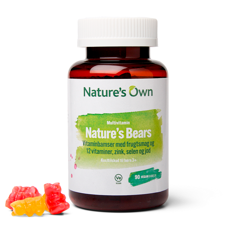 Natures Own Natureâs Bears Multivitaminer til børn 3+ (90 stk)